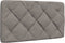 vidaXL - Hoofdbordkussen - 90 - cm - stof - taupe