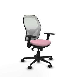 Piqueras y Crespo 3D036N0 - Bureaustoel - Verstelbare hoogte met armleuning - Roze