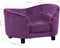 vidaXL - Hondenbank - 69x49x40 - cm - pluche - bordeauxrood