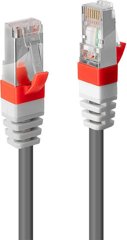 LINDY 45355 RJ45 Netwerkkabel, patchkabel CAT 6A S/STP 5.00 m Grijs 1 stuk(s)
