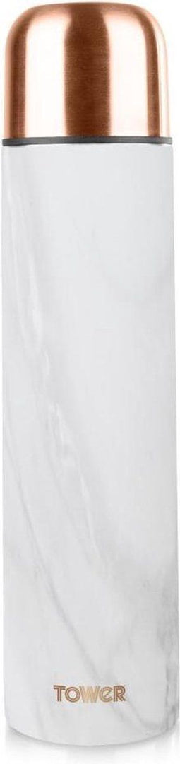 Tower Retro Thermosfles 1000 ml Bottega Rose Gold Marmer