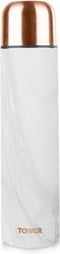 Tower Retro Thermosfles 1000 ml Bottega Rose Gold Marmer