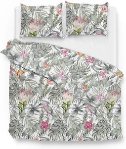 Zo!Home Arthur Dekbedovertrek - Lits-jumeaux - 260x200/220 cm - Green