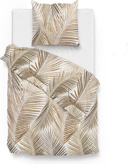 Zo! Home Cato Dekbedovertrek - Katoen - Eenpersoons - 140x200/220 cm - Natural