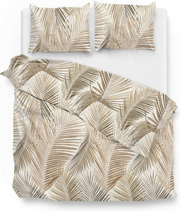 Zo! Home Cato Dekbedovertrek - Katoen - Lits Jumeaux - 240x200/220 cm - Natural