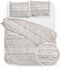 Zo! Home Dwen - Dekbedovertrek - Eenpersoons - 140x200/220 cm - Grey