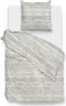 Zo! Home Dwen - Dekbedovertrek - Eenpersoons - 140x200/220 cm - Grey