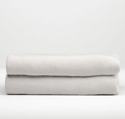 Zo Home Lino Hoeslaken Katoen 35cm Hoek Linnen Look - 90x200cm - off white