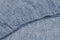 ZO! Home Lino katoen hoeslaken blauw - lits-jumeaux (180x210/220) - rondom elastiek - prachtige uitstraling