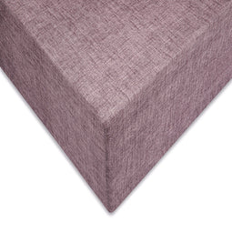 ZO! Home Lino katoen hoeslaken bordo - lits-jumeaux (180x200) - rondom elastiek - prachtige uitstraling