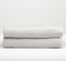ZO! Home Lino katoen hoeslaken creme - tweepersoons (140x200) - rondom elastiek - prachtige uitstraling