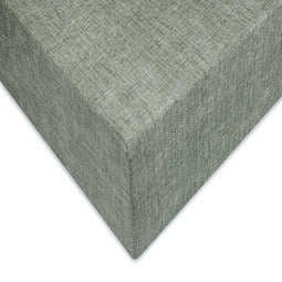 ZO! Home Lino katoen hoeslaken groen - lits-jumeaux (180x200) - rondom elastiek - prachtige uitstraling