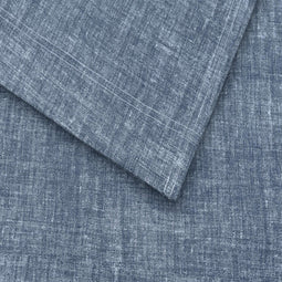 ZO! Home Lino laken katoen blauw - 270x290 - prachtige uitstraling - ademende en zachte stof