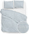 Zo! Home Maeve Dekbedovertrek - Tweepersoons - 200x200/220 cm - Blue
