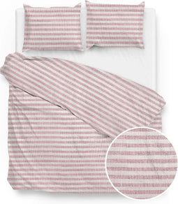 Zo! Home Maeve Dekbedovertrek - Tweepersoons - 200x200/220 cm - Red