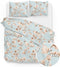 Zo! Home Mona Dekbedovertrek - Lits-jumeaux - 240x200/220 cm - Blue