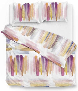 Zo!Home Paton - Dekbedovertrek - Eenpersoons - 140x200/220 cm - Roze