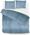 Zo! Home Rooney Dekbedovertrek - Eenpersoons - 140x200/220 cm - Blue