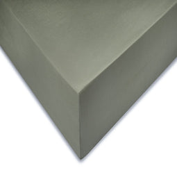 ZO! Home Satinado katoen/satijn hoeslaken groen - lits-jumeaux (180x210/220) - luxe uitstraling - perfect passend