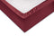 ZO! Home Satinado katoen/satijn hoeslaken rood - lits-jumeaux (180x200) - luxe uitstraling - perfect passend