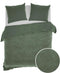Zo! Home Velluto Dekbedovertrek - Tweepersoons - 200x200/220 cm - Army Green