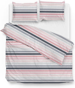 Zo!Home Vera - Dekbedovertrek - Lits-jumeaux - 260x200/220 cm + 2 kussenslopen 60x70 cm - Pink