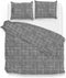 Zo! Home Zale Dekbedovertrek - Tweepersoons - 200x200/220 cm - Grey