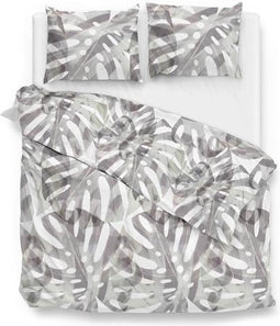 Zo!Home Zilla - Dekbedovertrek - Eenpersoons - 140x200/220 cm + 1 kussensloop 60x70 cm - Lilac Grey