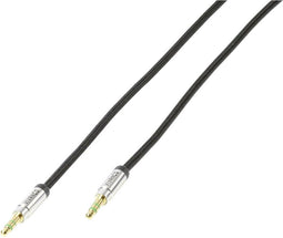 Vivanco 38768 - Jackplug Audio Aansluitkabel 3,5 mm - 0,5 m - Zwart