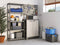 Keter Titan Lage Kast - 2 Planken - 80x44x100cm - Zwart/Grijs