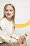 Like Flo - Kids Meisjes Rok - Animal print ruffle met smock - Maat 128