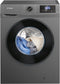 Bomann WA 7185 T - Wasmachine - 8KG - 1400 toeren - 15 programma's - Stoomfunctie - Grijs