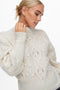 ONLY ONLPOPPY L/S HIGHNECK PULLOVER - Gebreide pullover - Lange mouwen - Hoge hals - Maat XS