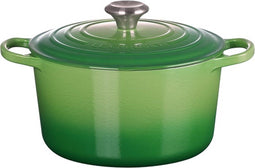 Le Creuset Hoge Braad- / Stoofpan 24cm Bamboo