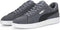 PUMA Smash 3.0 - Unisex Sneakers - Geüpdatete gewatteerde kraag en inlegzool - Gray Tile-PUMA Black-PUMA White