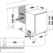WHIRLPOOL W2IHKD526A - Vaatwasmachine - 14 couverts 9 programma's 46 dB(A)