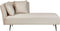 RIOM - Chaise longue - Beige - Linkszijdig - Polyester
