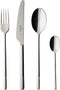 Villeroy & Boch Ella - Bestekcassette 24-dlg - RVS met bladgoud applicaties