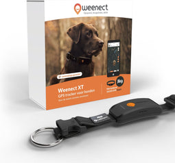 Weenect XT - GPS Tracker voor honden - Inclusief Stevige JK9 Halsband - Zwart