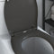 vidaXL - Snelsluit - Toiletbril - met - Soft - Close - Duroplast - in - Anthraciet