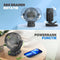 Vulpes Goods® Tech - Mini USB Ventilator PRO - Oplaadbare Tafelventilator - 3 Snelheden & Afstandsbediening - Premium Zwart