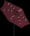 vidaXL - Parasol - met - LED-verlichting - en - stalen - paal - 300 - cm - bordeauxrood