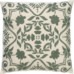 Dutch Decor MENA - Kussenhoes katoen - 45x45 cm - Jadeite - groen - met rits