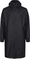 Rains Fishtail Parka - Uniseks Regenjas - Waterdicht - Zwart (L)