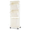 Coast Wasmand - 3 manden - Max. 35 kg - 40x30x112 cm - Wit