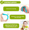 HI NATURE™ Babyvoeding bewaarbakjes - 100% BPA-vrij siliconen - Inclusief 4 babylepels (2 stuks)