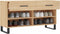 vidaXL - Schoenenbank - 102x35x55 - cm - bewerkt - hout - sonoma - eikenkleurig