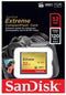 SanDisk Extreme - CompactFlash 32GB - Leessnelheid 120MB/s - Schrijfsnelheid 85MB/s