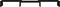 vidaXL - Monitorstandaard - 80x24x10,5 - cm - massief - grenenhout - zwart