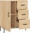 vidaXL - Dressoir - 69,5x34x90 - cm - bewerkt - hout - sonoma - eikenkleurig